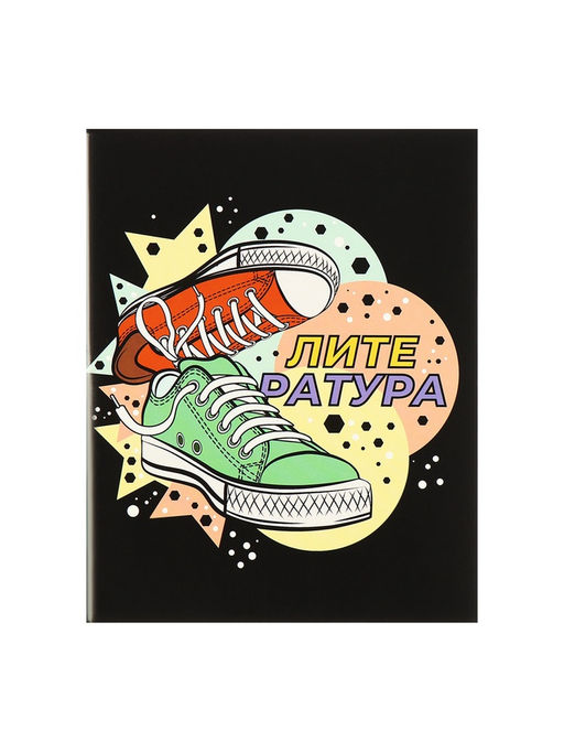 Набор предметных тетрадей Calligrata TOP «Кеды», 12 предметов, 48 листов, со справочным материалом, картонная обложка, глянцевая ламинация, блок офс�...