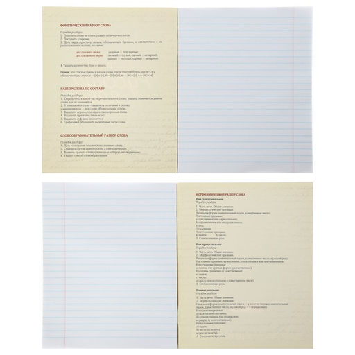 Набор предметных тетрадей Calligrata «Неон», 10 предметов, 48 листов, со справочным материалом, обложка из мелованного картона, УФ-лак, блок офсет