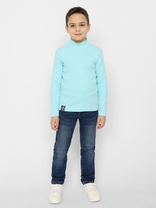 CRB wear/CSKB 63466-43-353 Водолазка для мальчика,голубой/Ex.Cherubino  фото 3