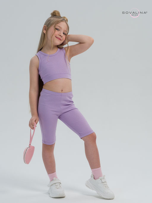 Костюм Тренд лапша лаванда - Sovalina фото 7