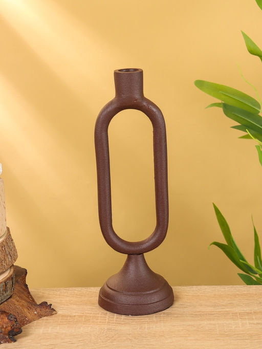 Подсвечник на 1 свечу «Шоколад», 8.5х,8.5×26 см