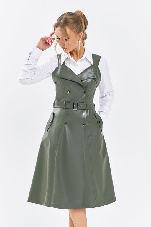 Сарафан Euro Moda 649 хаки