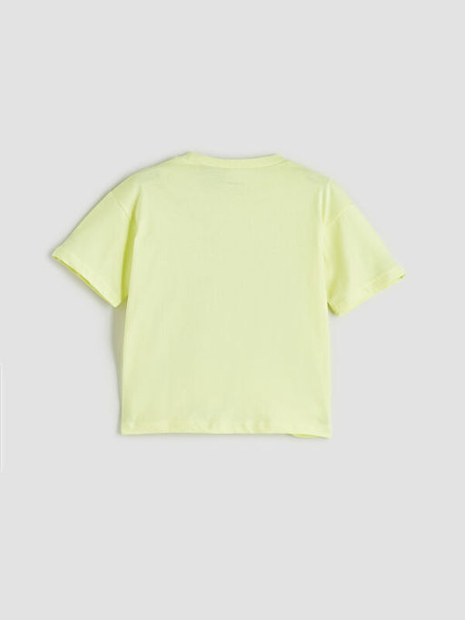 Bisiklet Yaka Minecraft Bask?l? Erkek ?ocuk Ti??rt