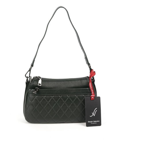 Женская кожаная сумка Sergio Valentini SV-3385 Д.Грин  фото 2