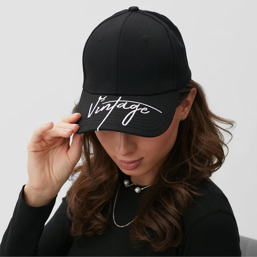 Кепка MINAKU «Винтаж», чёрная, размер 56-58