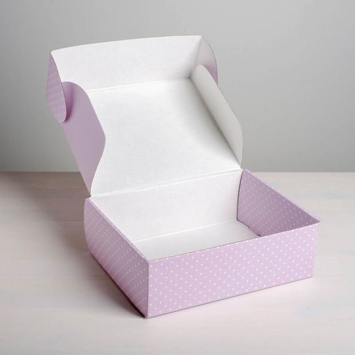 Коробка подарочная складная, упаковка, Лаванда, 27?21?9 см