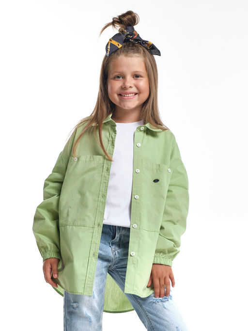 Рубашка one size для девочки UD 7997 фисташка - Mini maxi фото 16