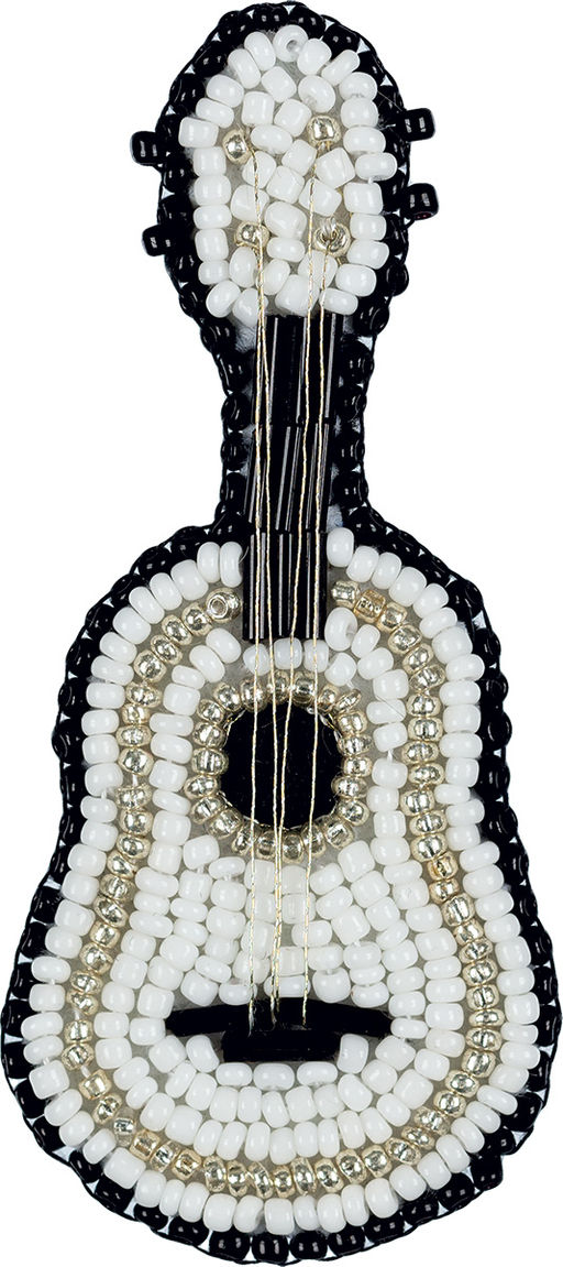 Klart набор для вышивания 10-038 Брошь. Укулеле 3.5 х 8.5 см