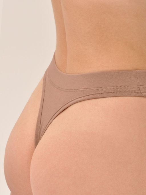 Стринги с высокой посадкой из хлопка - My фото 39