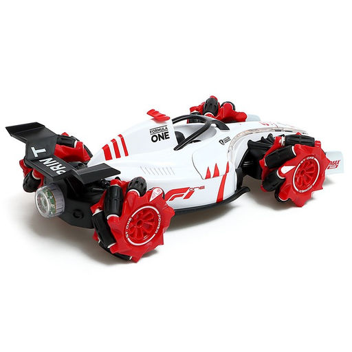 Машинка на пульте управления Формула, радиоуправление, работает от аккумулятора, эффект дыма, свет, цвет белый - Simaland фото 3