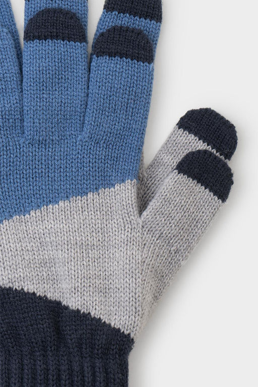 КВ 10014/темно-синий перчатки дет