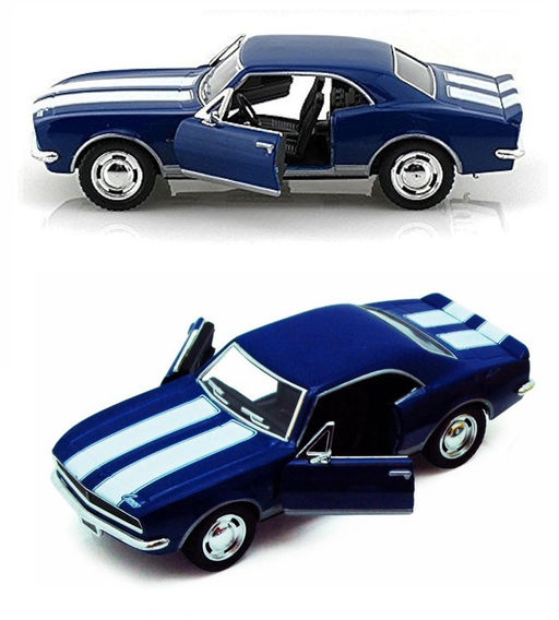 Kinsmart. Модель арт.KT5341W/3 "Chevrolet Camaro Z/28 1967" 1:37 (синяя) инерц.