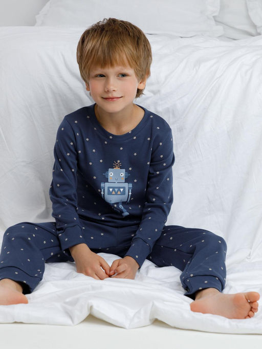 К 1621/синий 1179 Н047 пижама дет