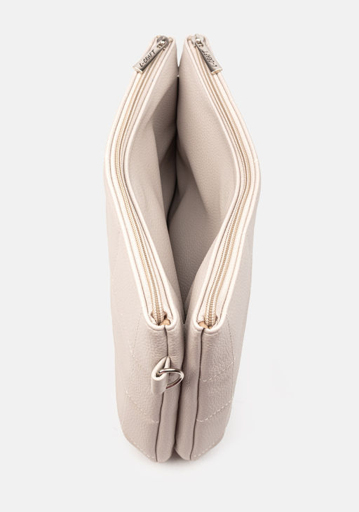 Сумка женская L-Craft светло-бежевая из экокожи  фото 6