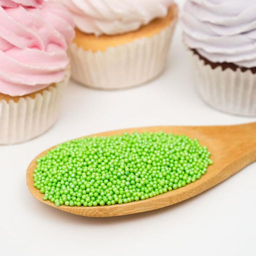 Кондитерская посыпка шарики перламутровые 2 мм, зелёный микс, 50 г - Simaland фото 4