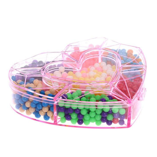 Аквамозаика Сердце, 8 карточек, 1100 шариков