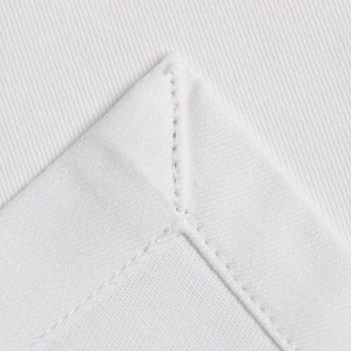 Набор салфеток с декоративными кольцами White pleasure, 40×40 см - 2 шт., 100% хлопок, саржа 190 г/м²