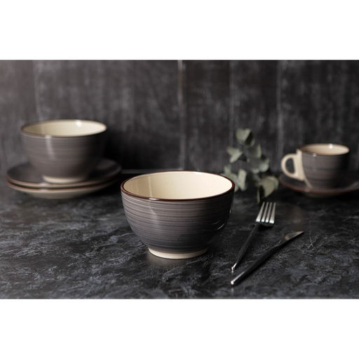 Салатник керамический Доляна Морской мир, 800 мл, d=14 см, цвет коричневый  фото 5