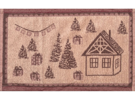 1с105.413ж1 Соты и пчелка (коралл3) Полотенце махровое 50х30 см - Текс-дизайн фото 69