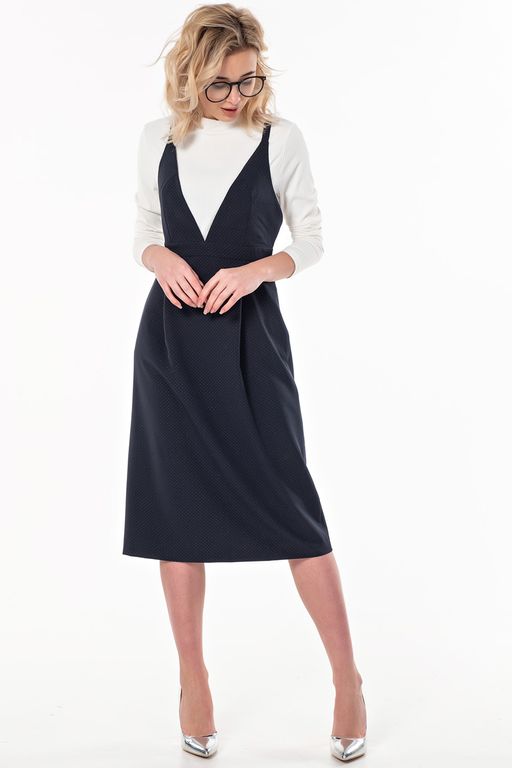 Сарафан офисный миди под блузку - Fly фото 20