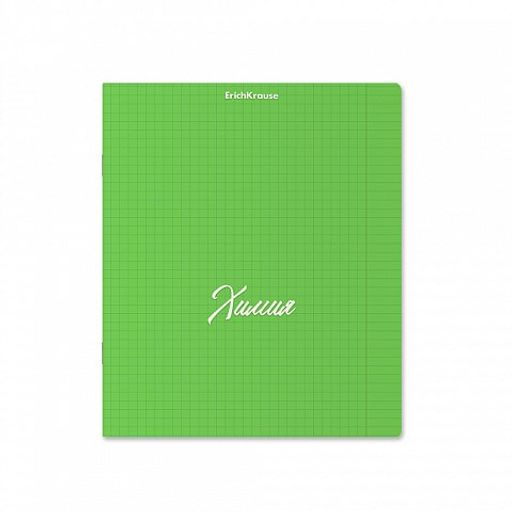 Тетрадь 48л. NEON "Химия" зеленая (59555, ErichKrause) пластиковая обложка