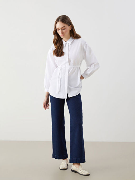 Oversize Poplin Kad?n G?mlek Tunik