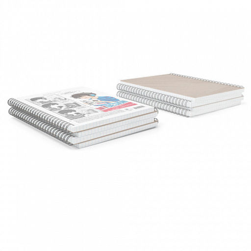 Цена за 4 шт. Альбом для эскизов с пластиковой обложкой на спирали ErichKrause MyDesign, А5, 40 листов  фото 3