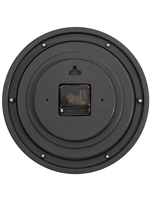 Часы настенные классические ENERGY ЕС-118, бесшумные, плавный ход, d=27.9 см, чёрные