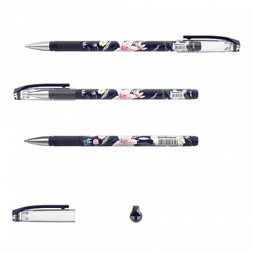 Цена за 24 шт. Ручка шариковая ErichKrause ColorTouch Stick Lily 0.7, цвет чернил синий (в тубусе по 24 шт.)  фото 2