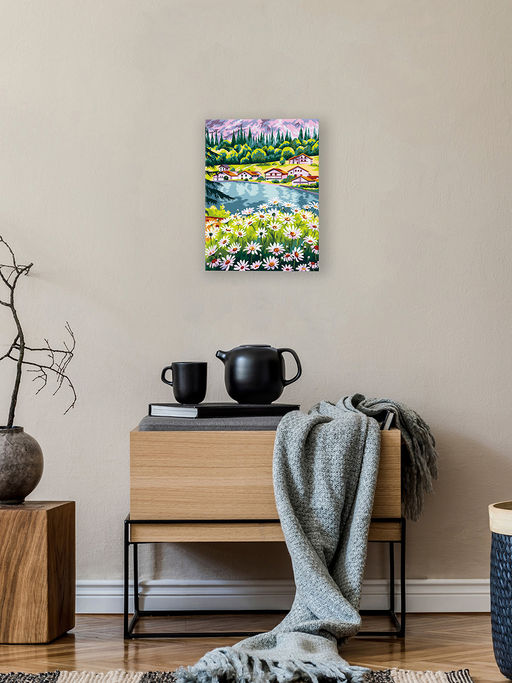 ФРЕЯ PNB/PM-371 Набор для раскрашивания по номерам 40 х 30 см Альпийская деревушка  фото 6