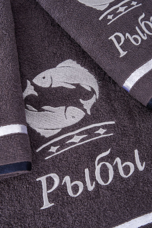 14418/10 Знаки зодиака полотенце махровое плотность 350гр