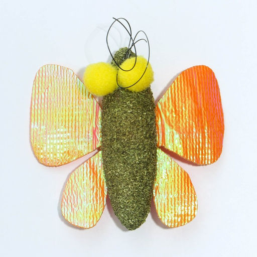 Игрушка для кошек Бабочка из кошачьей мяты, 8 х 6.5 см - Пушистое счастье фото 4