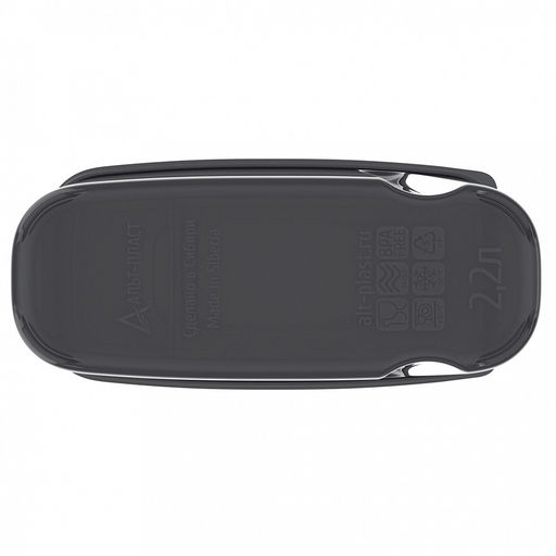 Контейнер для сыпучих продуктов 2,2л, 17х8,5х26,5см, полипропилен, дымчатый (Россия) - Домашняя мода фото 4