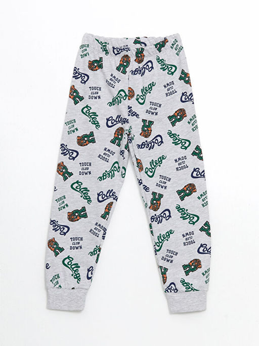 Bisiklet Yaka Erkek ?ocuk Pijama Tak?m?