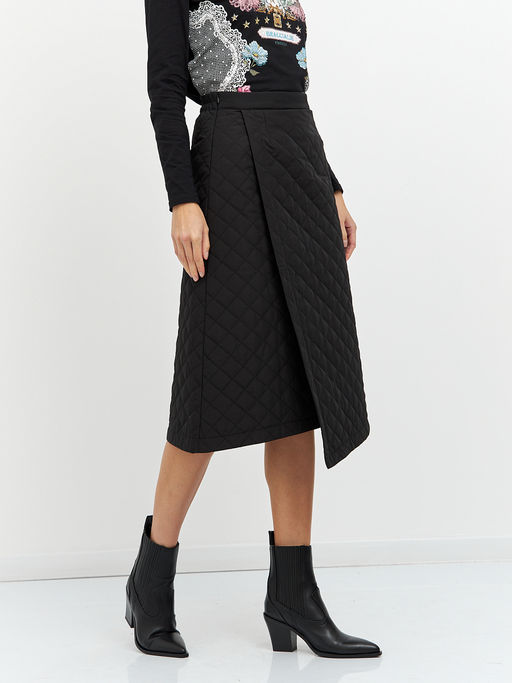 юбка черная стеганая - Glenfield фото 6