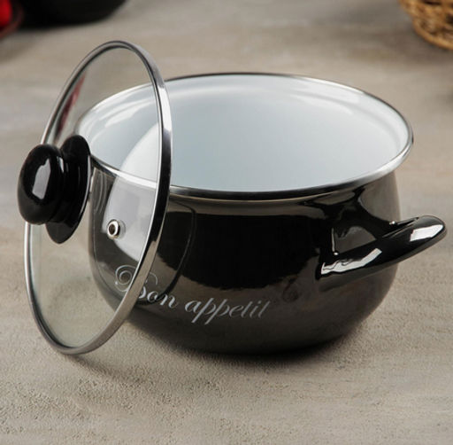 Металлик Кастрюля 2,1 арт.2234A /INTEROS/  фото 3