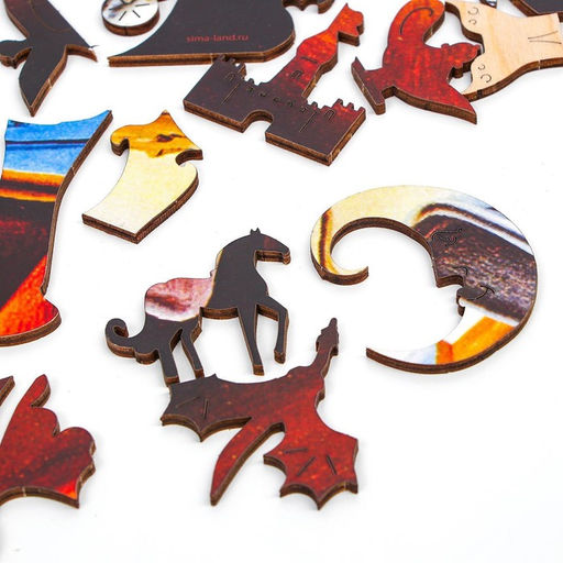 Фигурный пазл. Сальвадор Дали Постоянство памяти с предсказанием - Puzzle фото 9