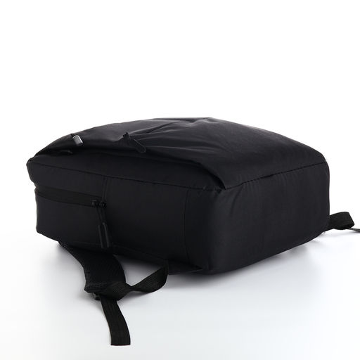 Рюкзак городской на молнии, с USB, 4 кармана, размер 30×12×43 см, чёрный