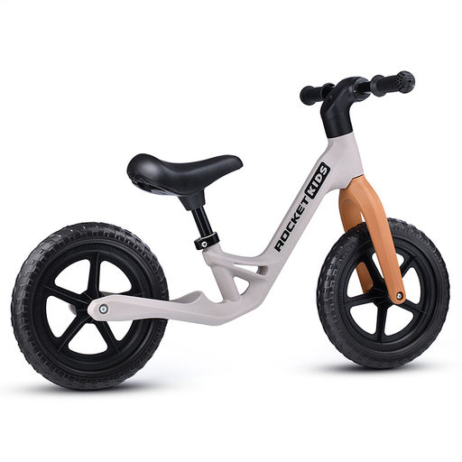 Беговел 12" Rocket, колеса EVA, рама нейлон, цвет серый