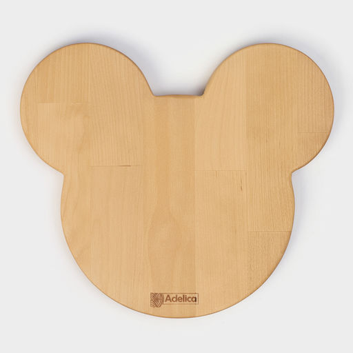 Менажница Adelica «Микки», 3 секции, 25×23×1.8 см, пропитана минеральным маслом, в подарочной коробке, дерево берёза