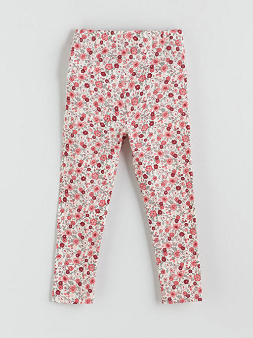 ?i?ek Bask?l? K?z ?ocuk Tayt