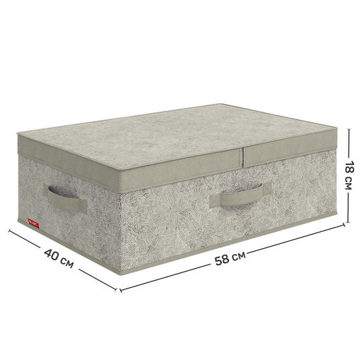 VAL MM-BOX-LD Короб стеллажный с двойной крышкой, 58*40*18 см, MONET MORNING, шт - Valiant фото 2