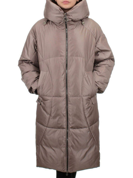 118 LILAC/BEIGE Пальто зимнее женское (холлофайбер 200 гр.)