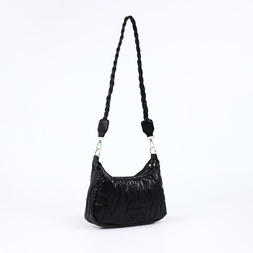 Сумка кросс-боди на молнии, цвет чёрный - Simaland фото 7