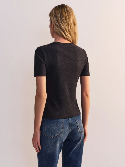 Футболка облегающего кроя из хлопка SLIM0826-39 / Zarina  фото 5