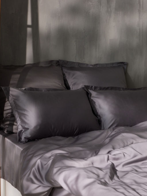 Пододеяльник 1.5-спальный SL Home, 180220 см, серый, тенсель - Sima-land home фото 4