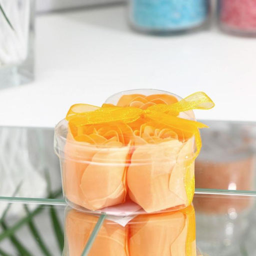 Мыльные розы, оранжевые, набор 3 шт. - SB BEAUTY фото 2