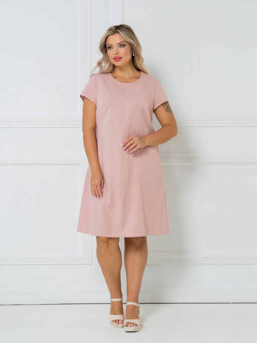 Платье 1453 пудровый