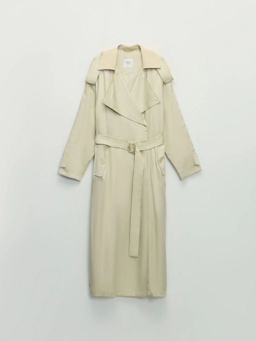 Плащ с акцентным воротником ZR2604102213-60 / Zarina  фото 8