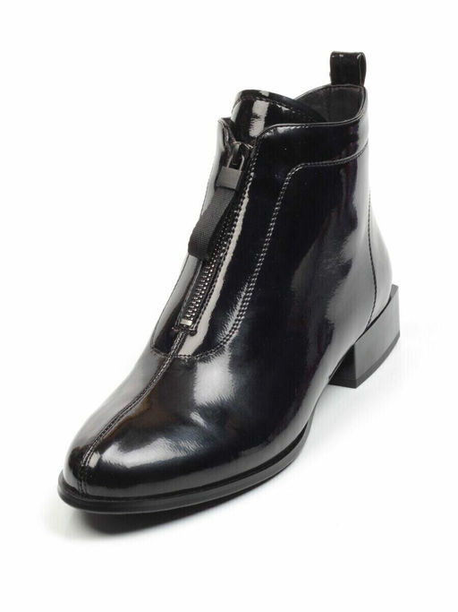 01-C1453-1-21R100-M BLACK Ботинки демисезонные (натуральная кожа, байка) - Фабричный китай фото 5